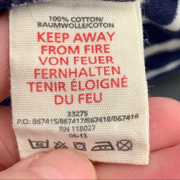 MINI BODEN Cotton Knit Striped Red White And Blue Dress Nautical Patriotic 9-10Y - Picture 4 of 13